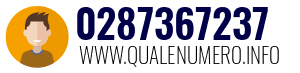 Numero di telefono 0287367237 0287367237