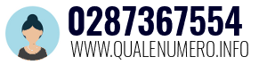 Numero di telefono 0287367554 0287367554