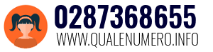 Numero di telefono 0287368655 0287368655