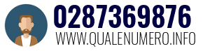 Numero di telefono 0287369876 0287369876