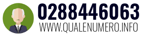 Numero di telefono 0288446063 0288446063