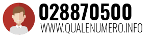 Numero di telefono 028870500 028870500