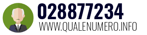 Numero di telefono 028877234 028877234