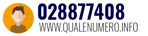 Numero di telefono 028877408 028877408