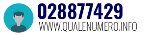Numero di telefono 028877429 028877429