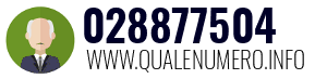 Numero di telefono 028877504 028877504