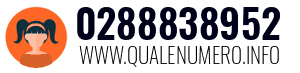 Numero di telefono 0288838952 0288838952