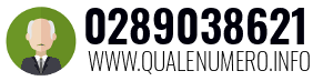 Numero di telefono 0289038621 0289038621