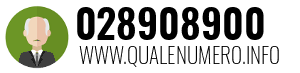 Numero di telefono 028908900 028908900