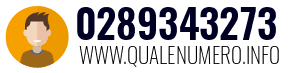 Numero di telefono 0289343273 0289343273