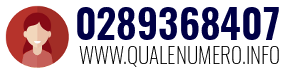 Numero di telefono 0289368407 0289368407