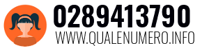 Numero di telefono 0289413790 0289413790
