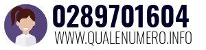 Numero di telefono 0289701604 0289701604