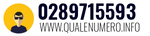 Numero di telefono 0289715593 0289715593