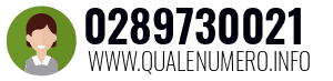 Numero di telefono 0289730021 0289730021