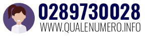 Numero di telefono 0289730028 0289730028