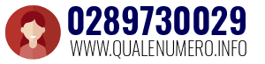 Numero di telefono 0289730029 0289730029