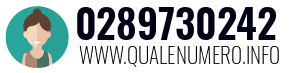 Numero di telefono 0289730242 0289730242