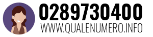 Numero di telefono 0289730400 0289730400