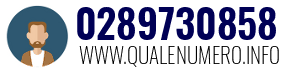 Numero di telefono 0289730858 0289730858