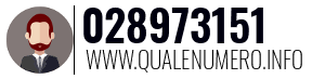 Numero di telefono 028973151 028973151