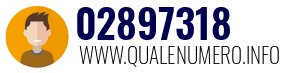 Numero di telefono 02897318 02897318