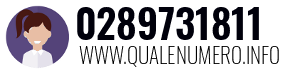 Numero di telefono 0289731811 0289731811
