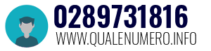 Numero di telefono 0289731816 0289731816