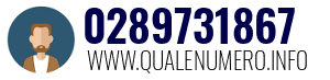 Numero di telefono 0289731867 0289731867