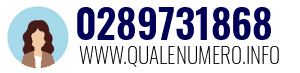 Numero di telefono 0289731868 0289731868