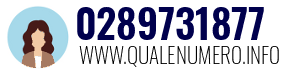 Numero di telefono 0289731877 0289731877