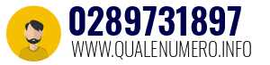Numero di telefono 0289731897 0289731897