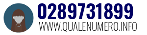 Numero di telefono 0289731899 0289731899