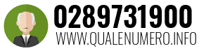 Numero di telefono 0289731900 0289731900