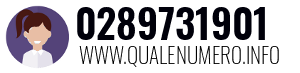Numero di telefono 0289731901 0289731901