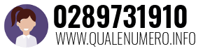 Numero di telefono 0289731910 0289731910