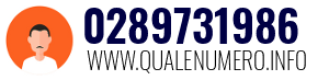 Numero di telefono 0289731986 0289731986