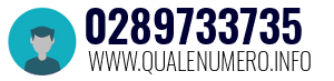 Numero di telefono 0289733735 0289733735