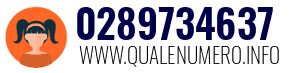 Numero di telefono 0289734637 0289734637