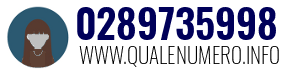 Numero di telefono 0289735998 0289735998