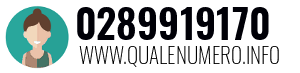 Numero di telefono 0289919170 0289919170