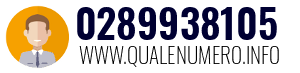Numero di telefono 0289938105 0289938105