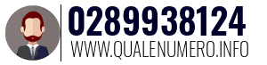 Numero di telefono 0289938124 0289938124