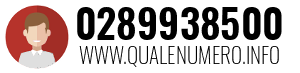 Numero di telefono 0289938500 0289938500
