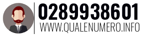 Numero di telefono 0289938601 0289938601