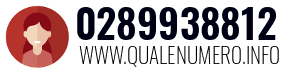 Numero di telefono 0289938812 0289938812