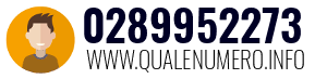 Numero di telefono 0289952273 0289952273