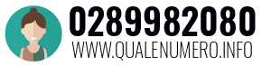 Numero di telefono 0289982080 0289982080