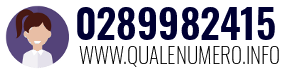 Numero di telefono 0289982415 0289982415