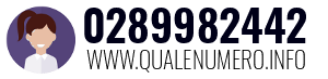 Numero di telefono 0289982442 0289982442